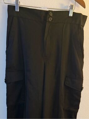Banana Republic Black Cargo Pants with Utility Pockets